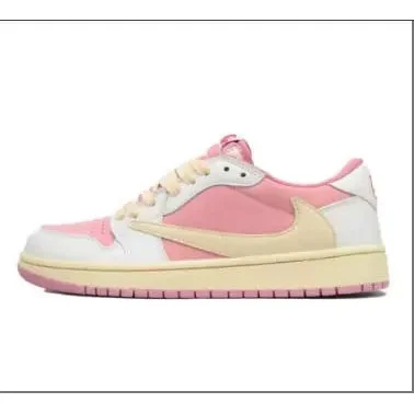 Nike Nike Air Jordan 1 Low KZ AJ1 TS DIY粉 Sneakers Pink