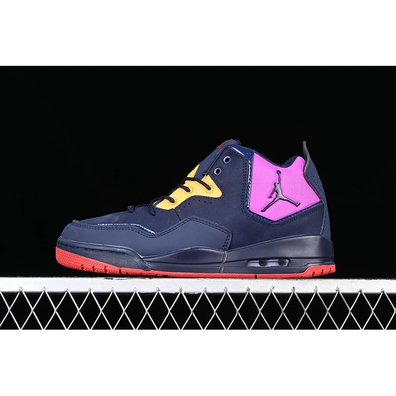Jordan Air Jordan Air Jordan 4 Navy/Yellow/Pink Sneakers Navy - 1