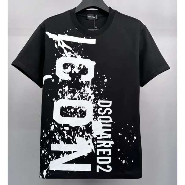DSQUARED2 DSQUARED2 Icon Print Black T-Shirt Black - 1