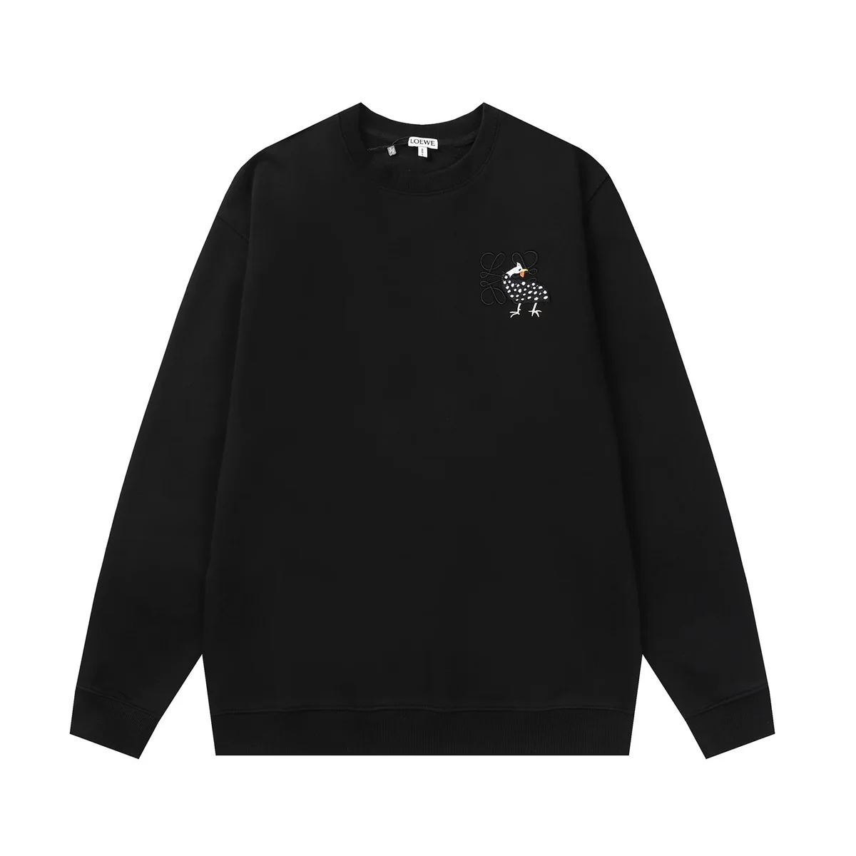 Loewe Loewe Anagram Embroidered Bird Sweatshirt Black Black