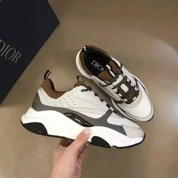 Dior Dior Dior Book Tote White & Brown Sneakers White - 1