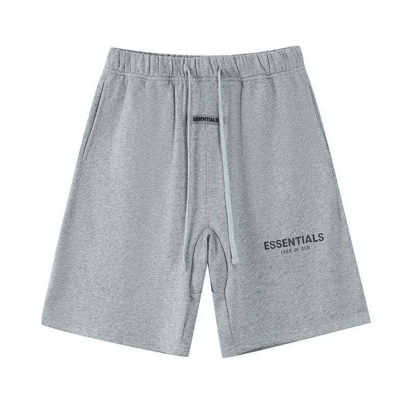 Fear of God Fear of God Essentials Light Grey Reflective Shorts Grey - 1