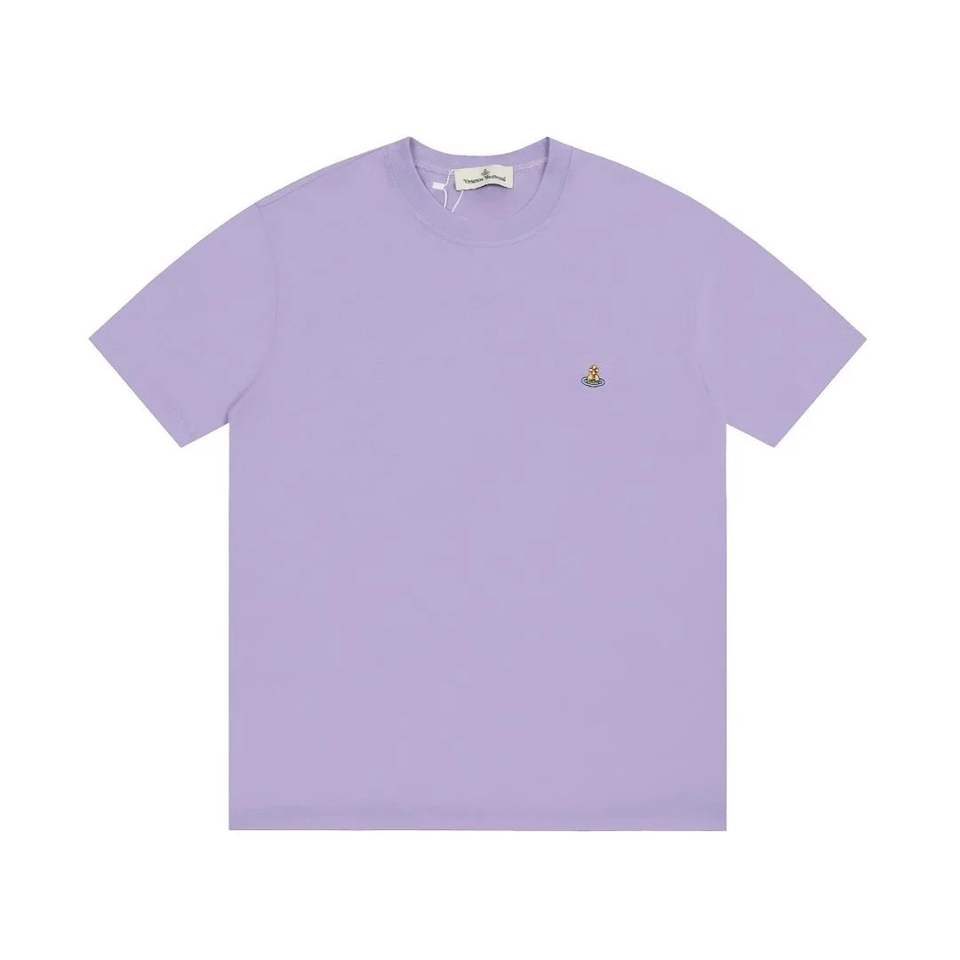 Vivienne Westwood Vivienne Westwood Lilac Classic Logo T-Shirt Purple - 1