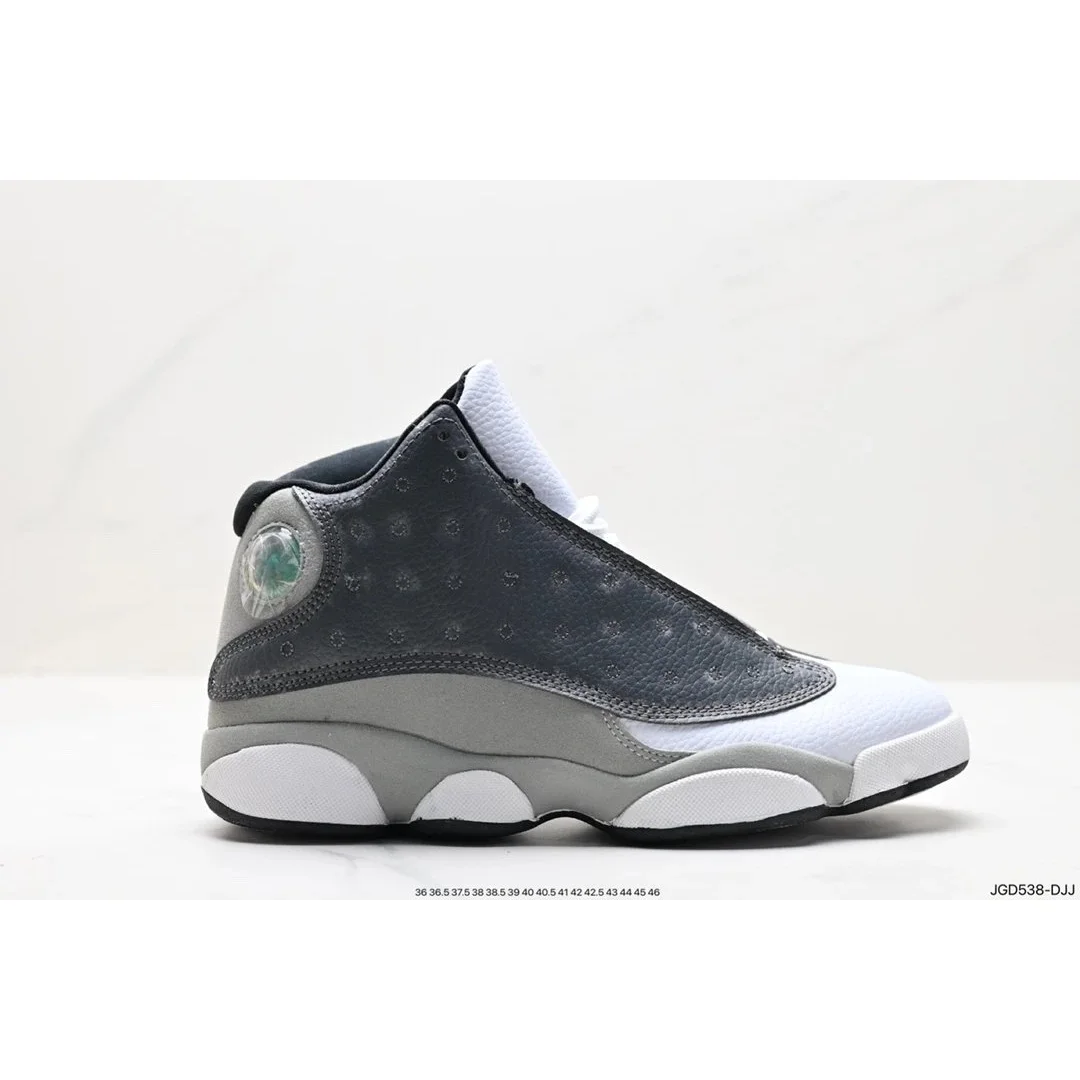 Nike Nike Air Jordan 13 Cool Grey White Sneakers Grey - 1