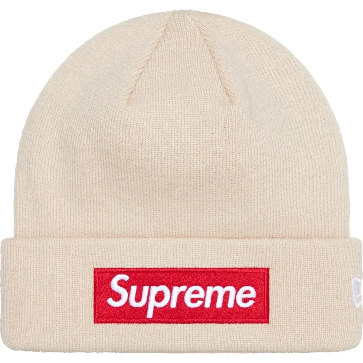 Supreme Supreme Box Logo Beanie Cream Cream