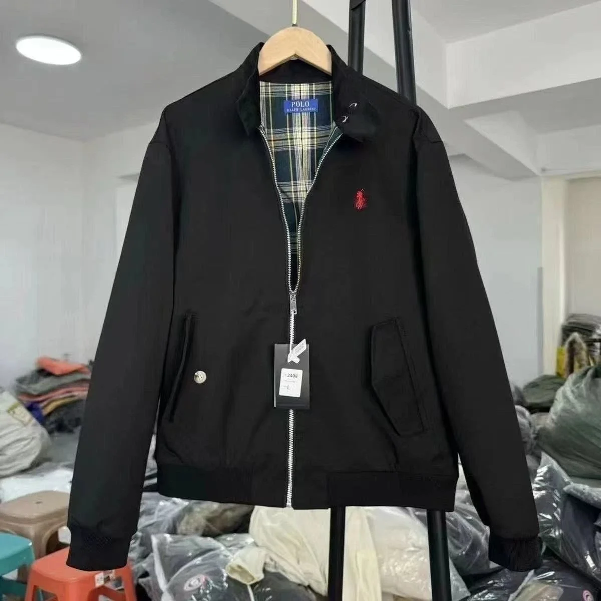 Polo Ralph Lauren Polo Ralph Lauren Black Polo Pony Jacket Black - 1