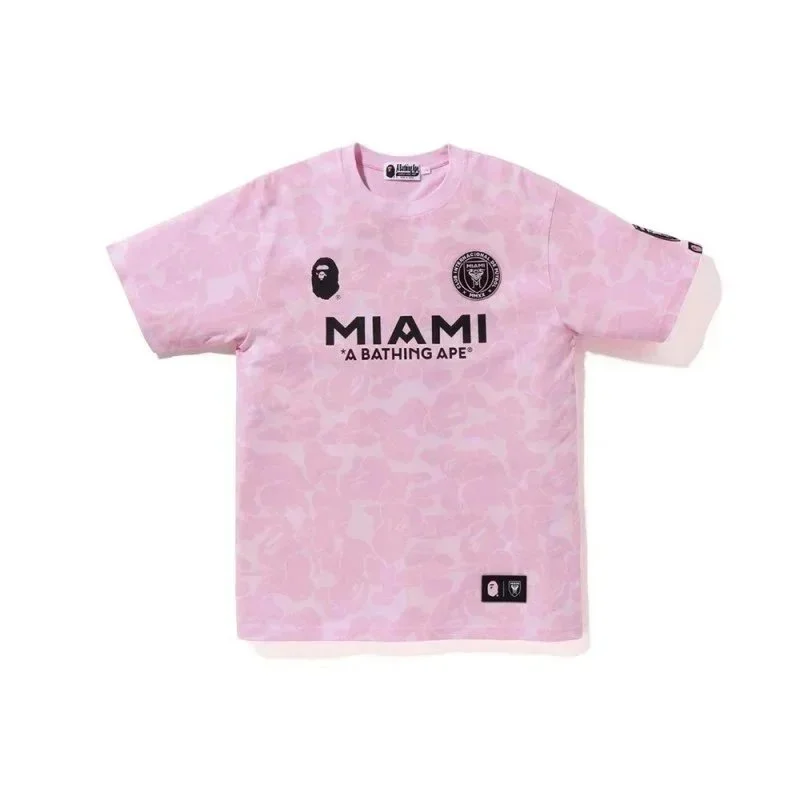A Bathing Ape A Bathing Ape Miami Pink Camo T-Shirt Pink - 1