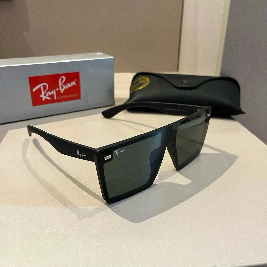 Ray-Ban Ray-Ban Rectangle Black Sunglasses Black - 1