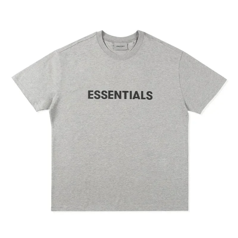 Fear of God Essentials Grey Solid T-Shirt