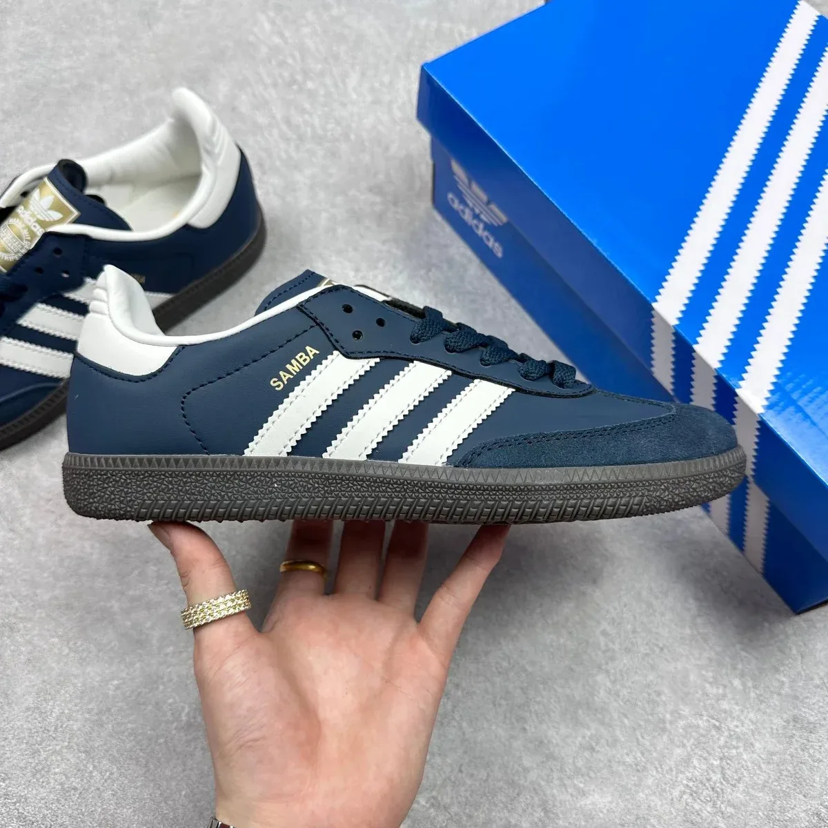 Adidas Adidas Samba Navy/White Sneakers Navy