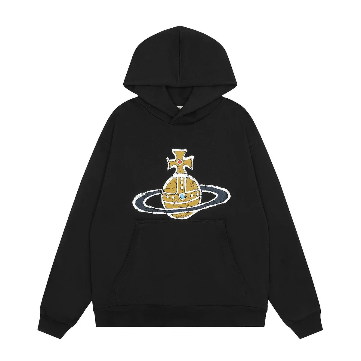 Vivienne Westwood Vivienne Westwood Orb Planet Hoodie Black Black - 1