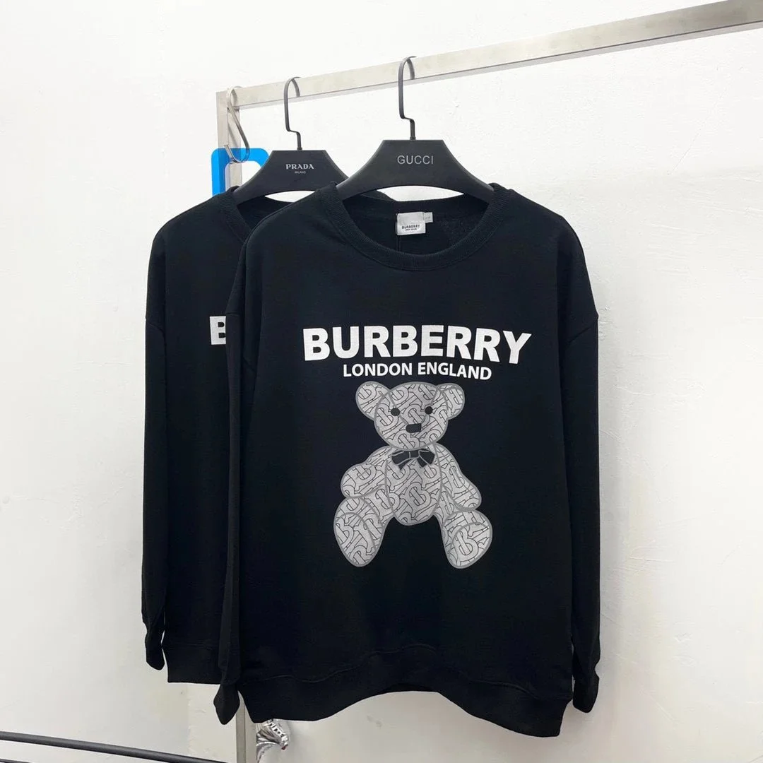 Burberry Burberry Black Bear Print Sweatshirt Black - 1