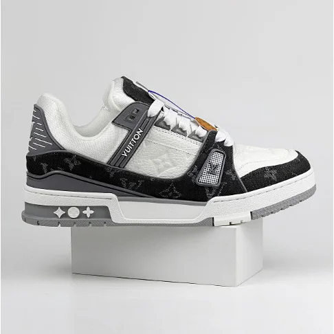 Louis Vuitton Louis Vuitton LV Trainer White/Black/Grey Sneaker Multicolor