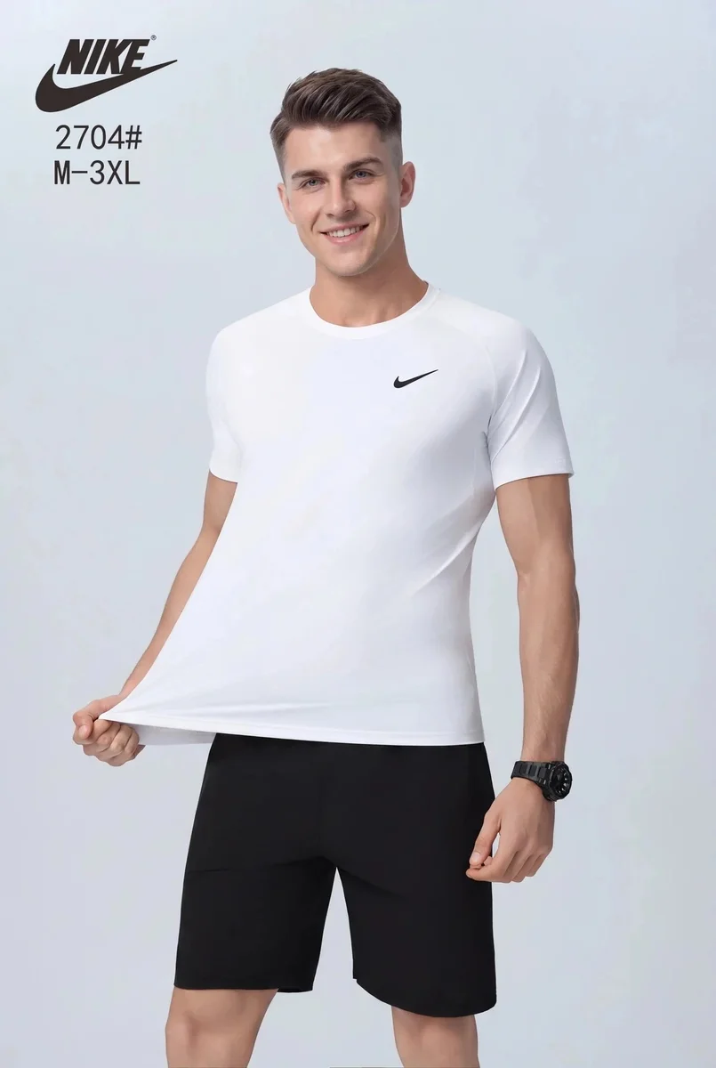 Nike Nike White Dri-FIT T-Shirt Men's White - 1