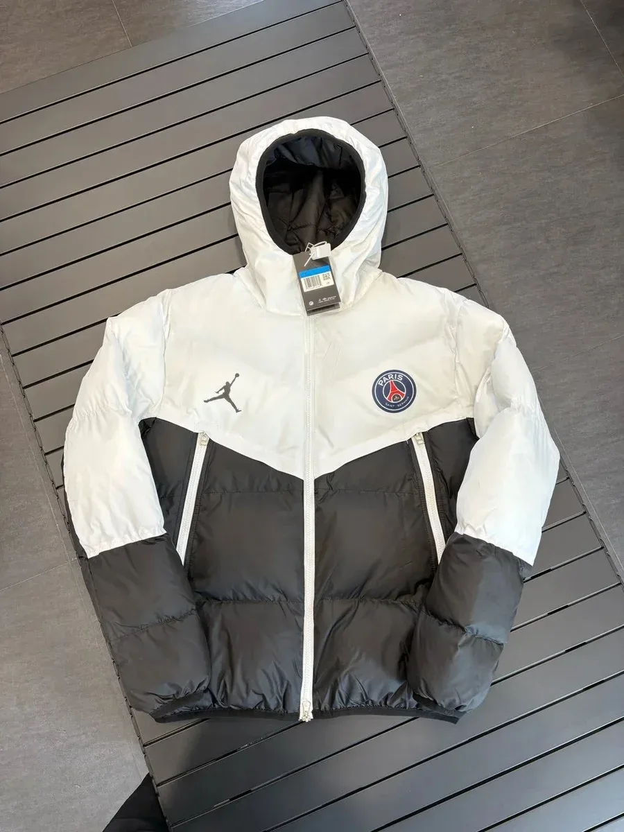 Nike Nike Air Jordan Paris Saint-Germain White/Black Puffer Jacket White - 1
