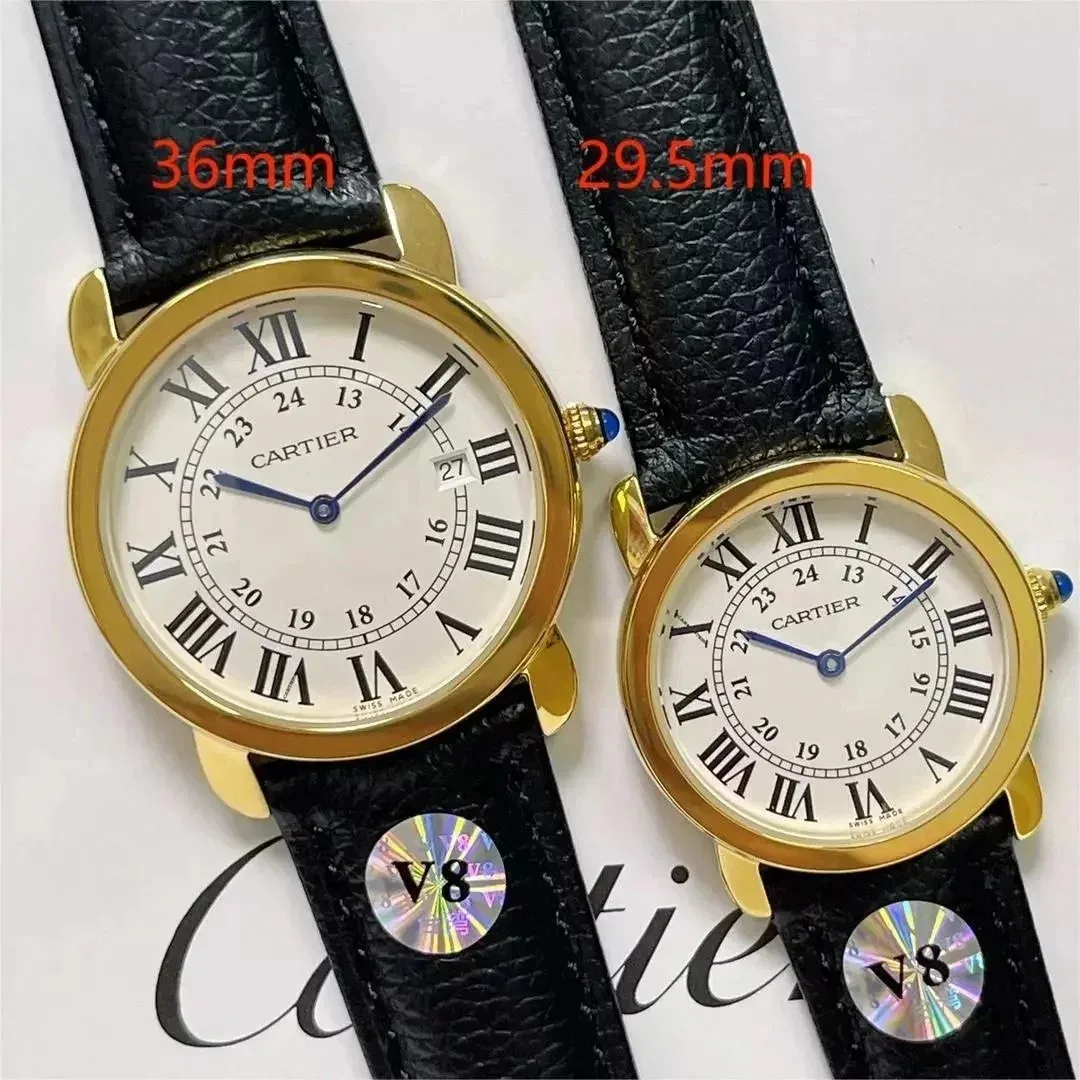 Cartier Cartier Ronde Gold/Black Watch Gold