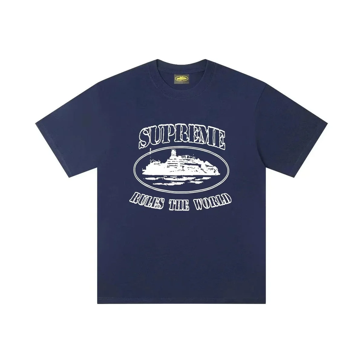 Supreme Supreme Rules the World Navy T-Shirt Navy - 1