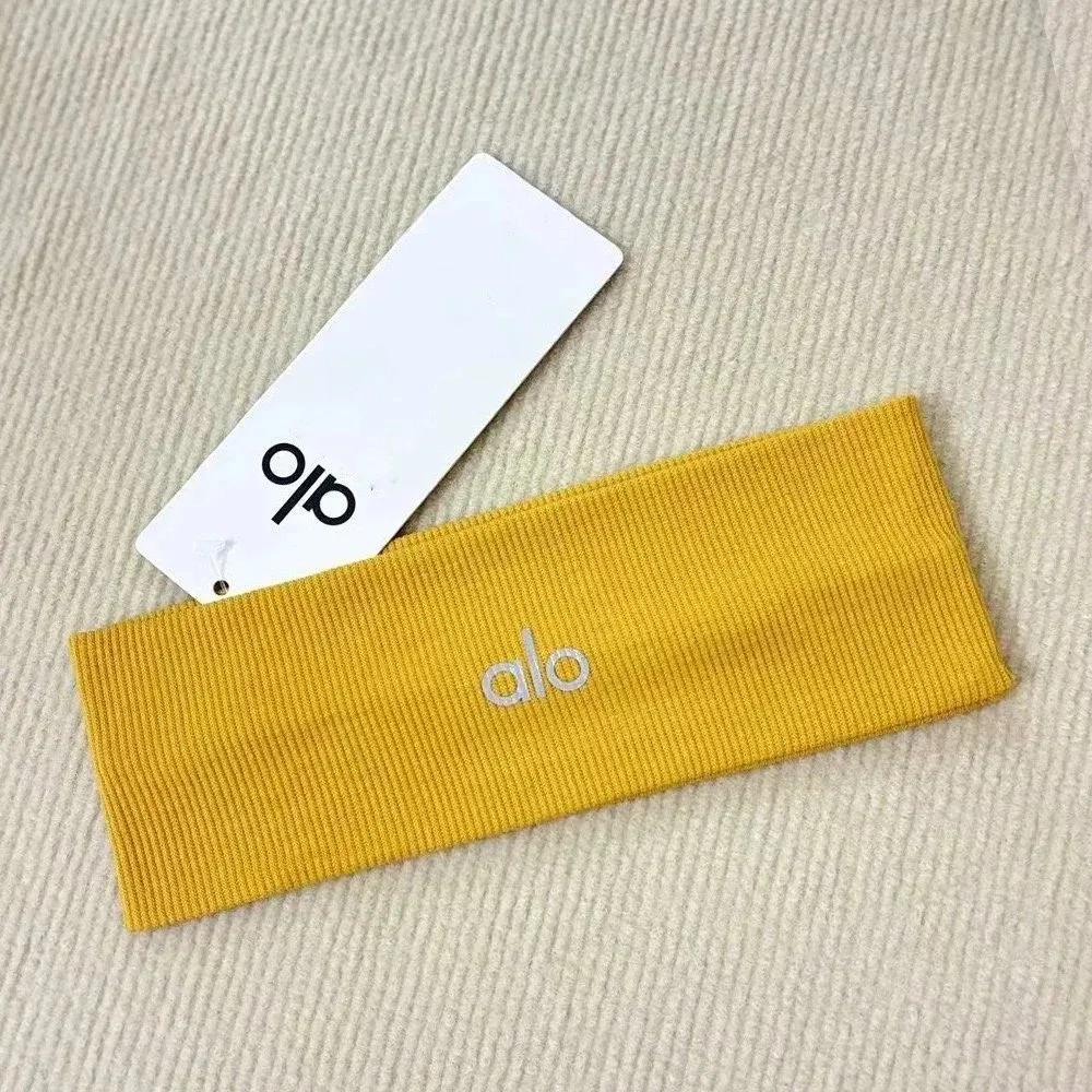Alo Yoga Alo Yellow Headband Yellow