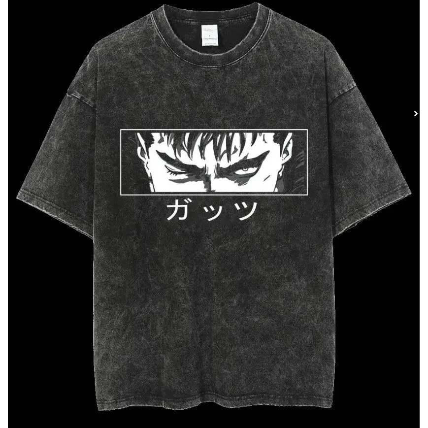 Other Graphic T-Shirt Gatsu Vintage K T-Shirt Black - 1
