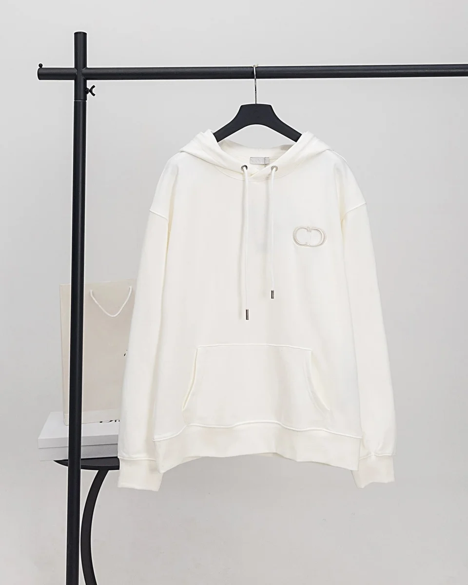 Chanel Chanel White CC Logo Hoodie White