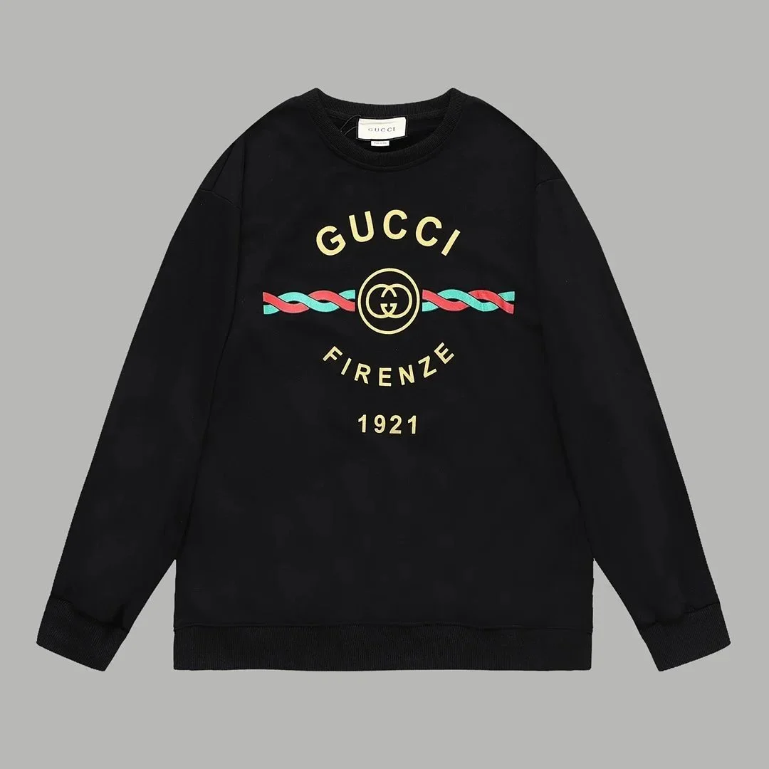 Gucci Gucci Firenze 1921 Black Sweatshirt Black