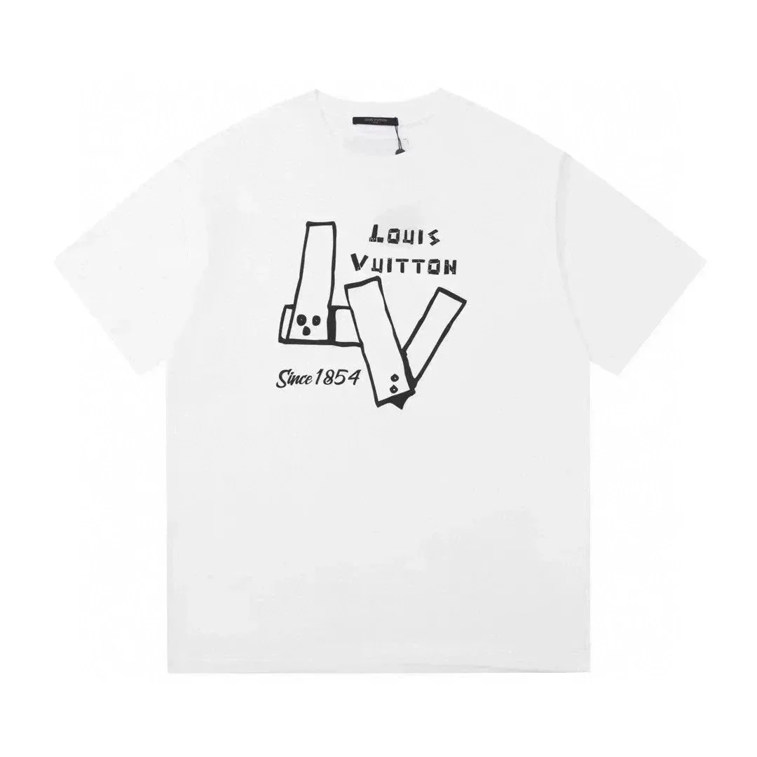 Louis Vuitton Louis Vuitton Monogram White Block Print T-Shirt White