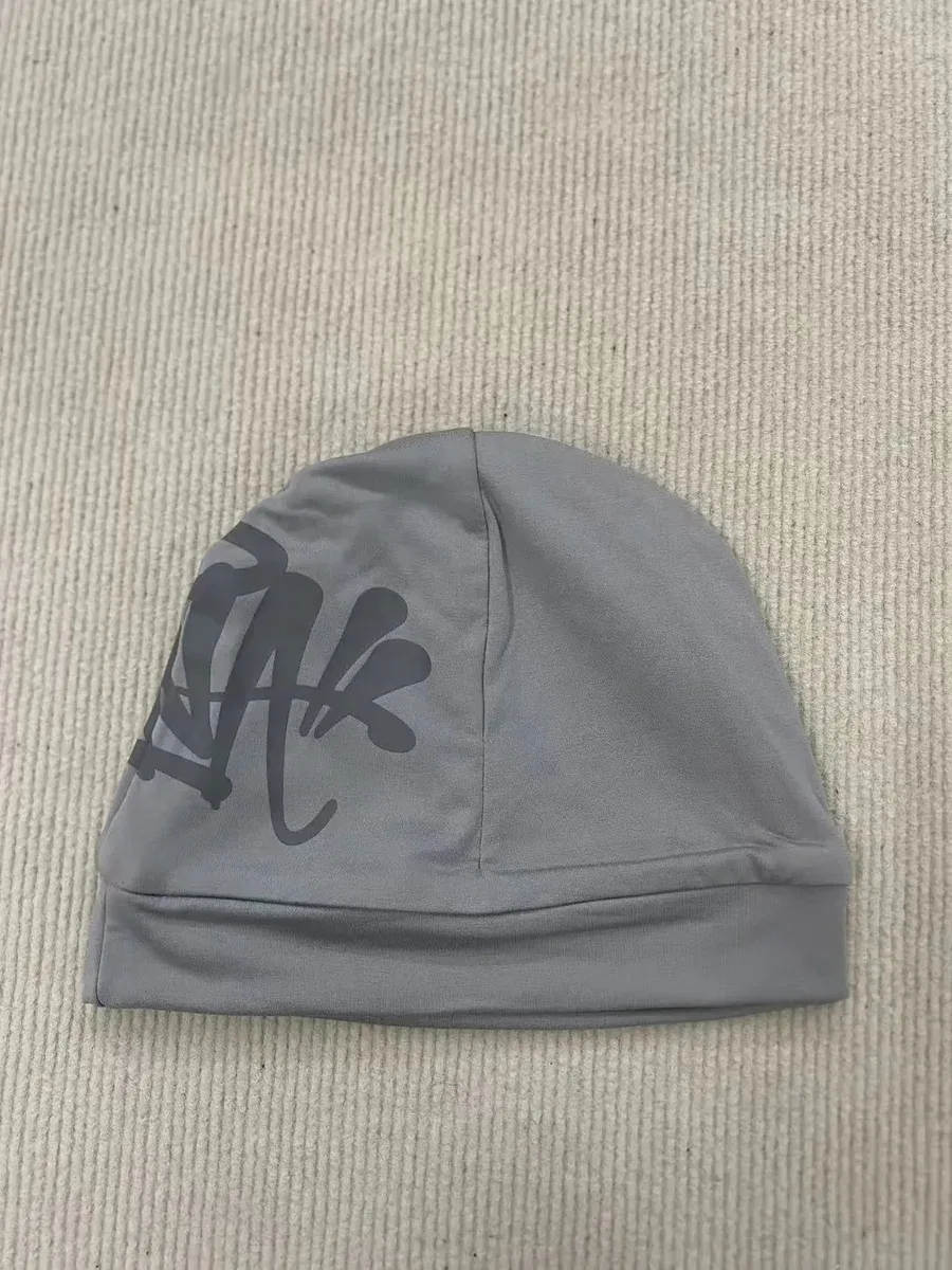Other Beanie with Graphic Logo Grey Headwear Grey - 1
