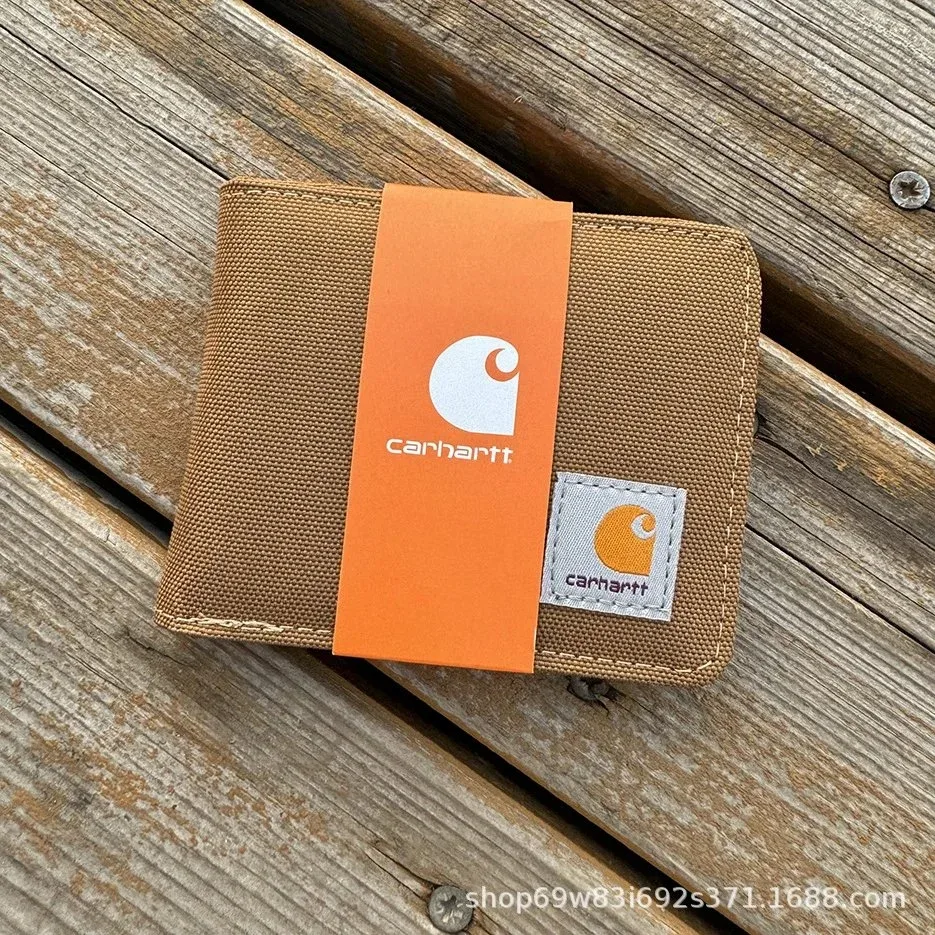 Carhartt Carhartt Canvas Card Wallet Khaki No Box Brown - 1