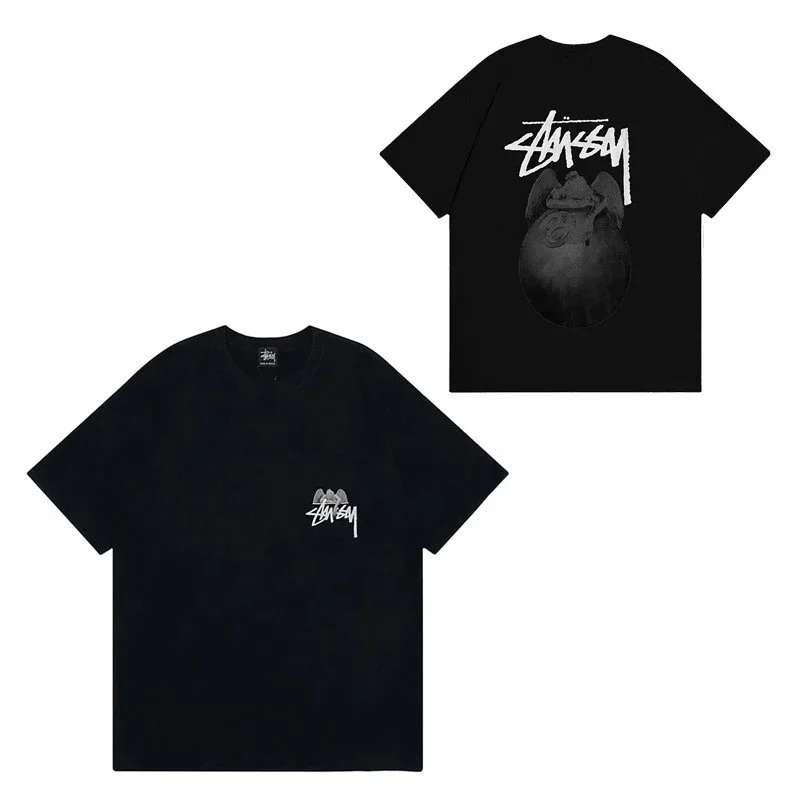Stussy Stussy Stüssy Bear Black T-Shirts Black - 1