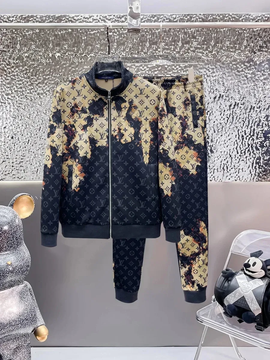 Louis Vuitton Louis Vuitton Monogram Burnout Tracksuit Black