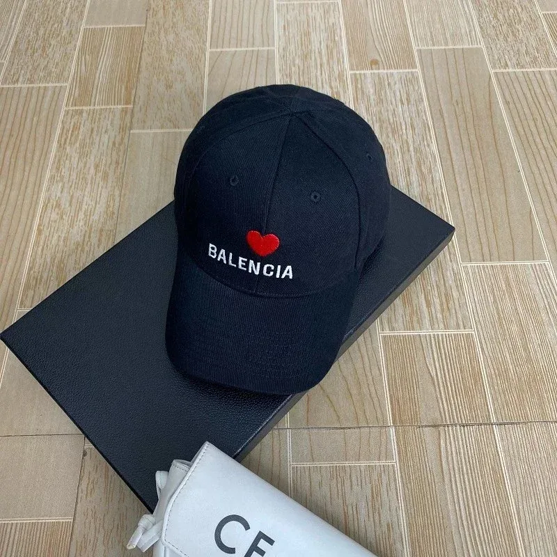 Balenciaga Balenciaga Love Embroidery Black Cap Black - 1