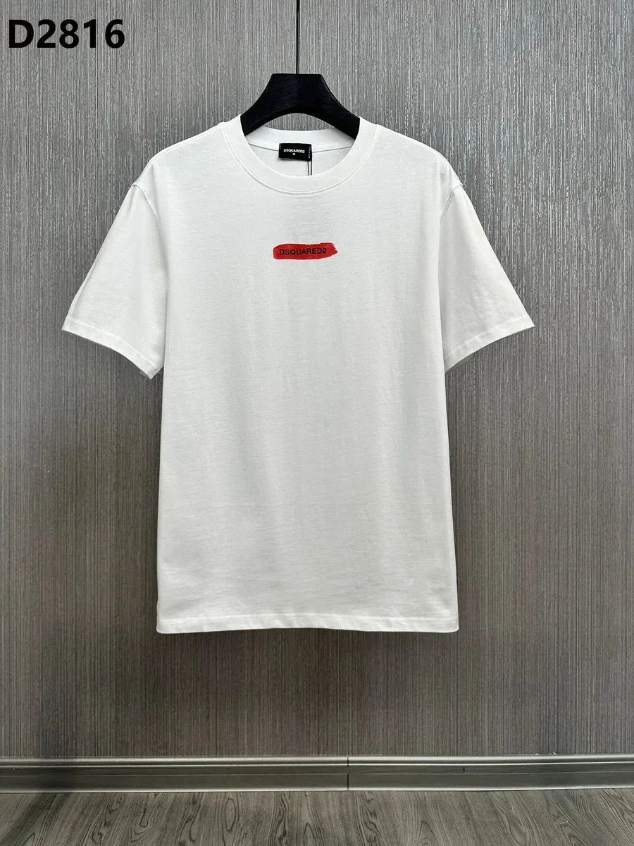DSQUARED2 DSQUARED2 White/Red Logo T-Shirt White
