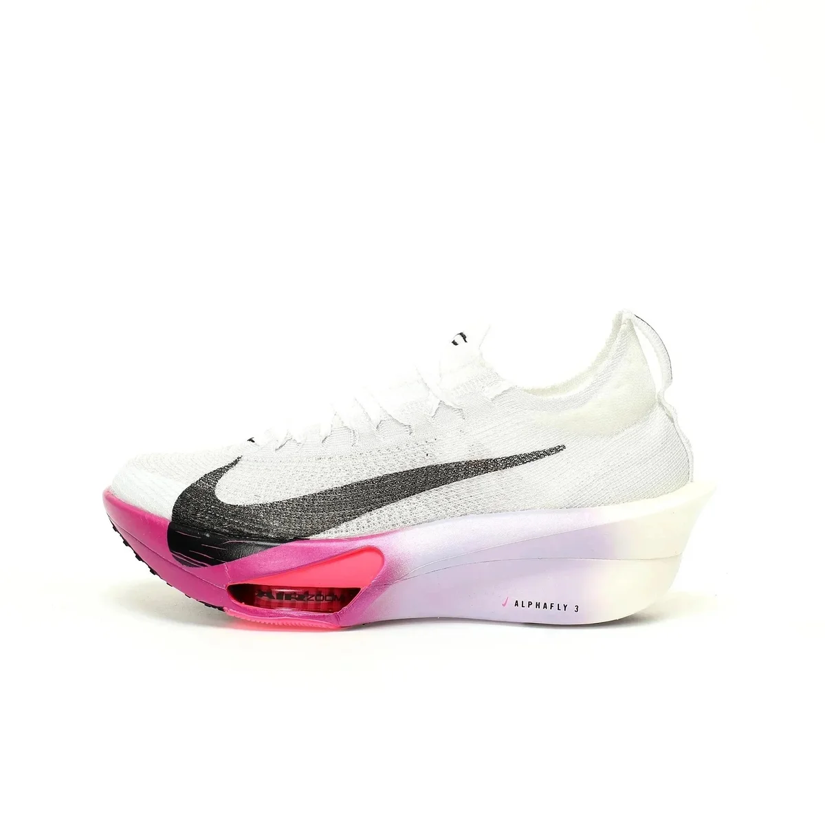 Nike Nike Alphafly 3 White/Black/Pink Running Sneaker White