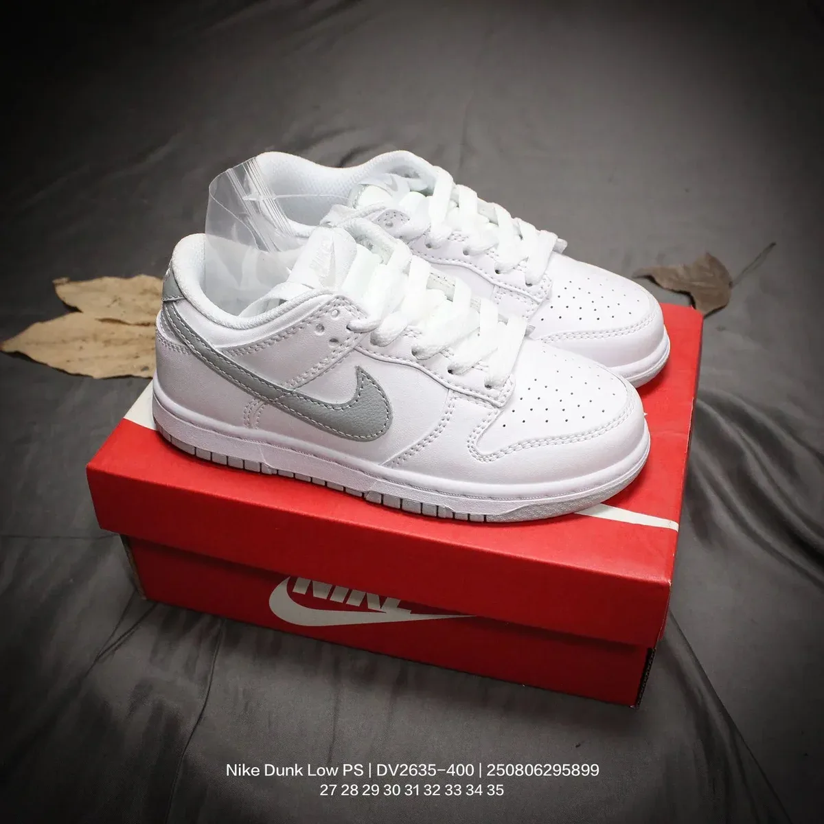 Nike Nike Dunk Low PS White/Grey Sneakers White