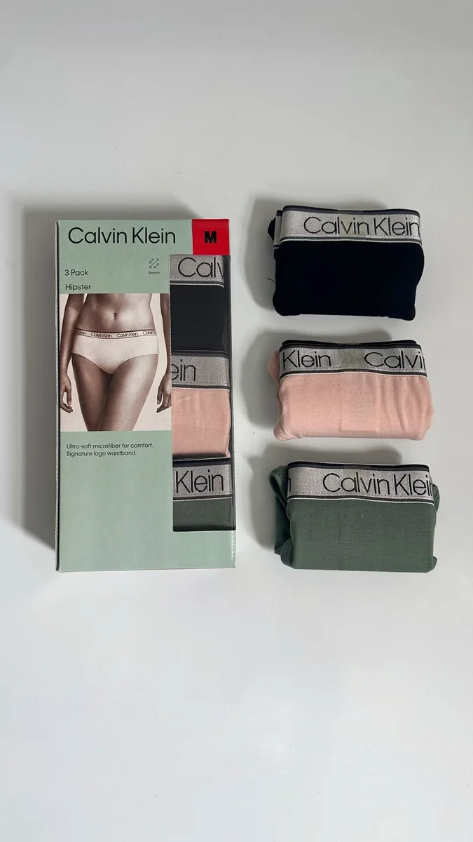 Calvin Klein Calvin Klein Hipster Underwear 3-Pack M Black/Pink/Green Black - 1