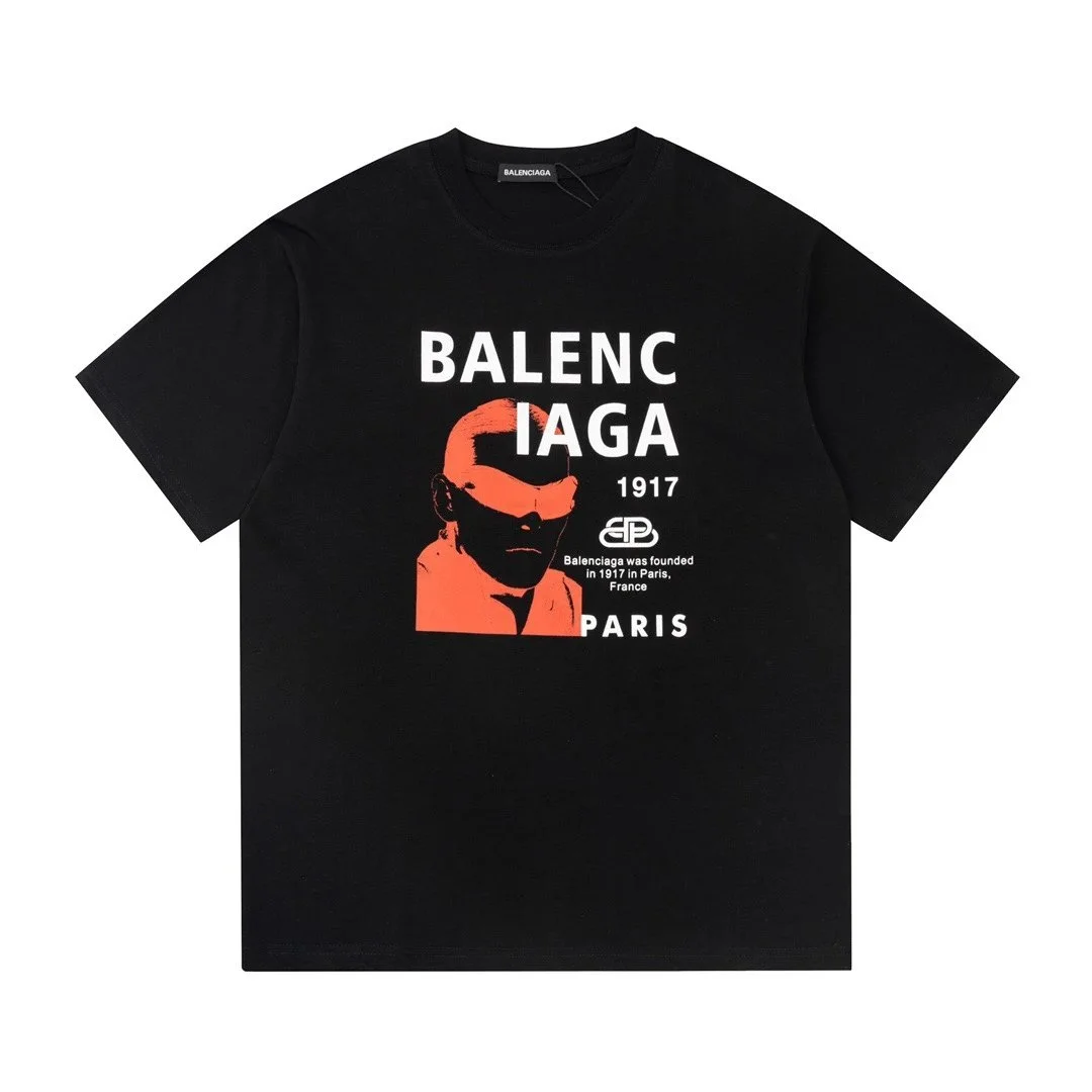 Balenciaga Balenciaga Black '1917' Graphic T-Shirt Black - 1