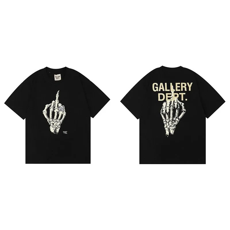 Gallery Dept. Gallery Dept. Skull Finger Black T-Shirt Black - 1