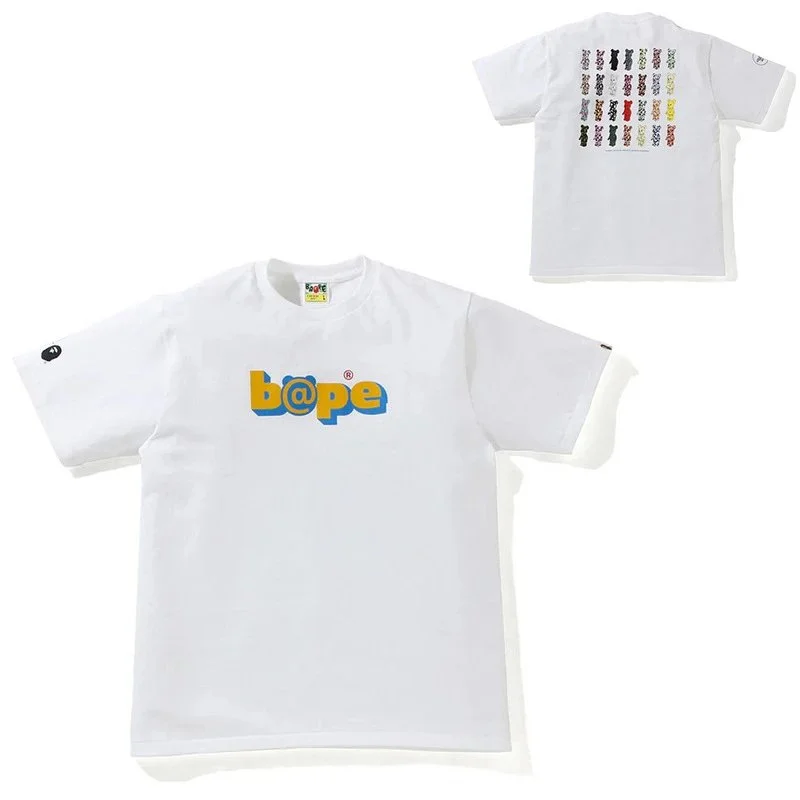 A Bathing Ape A Bathing Ape BAPE STA White b@pe T-Shirt White - 1