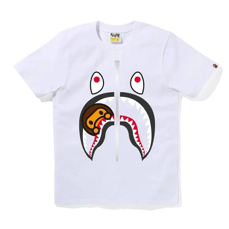 A Bathing Ape A Bathing Ape BAPE STA White Shark T-Shirt White - 1