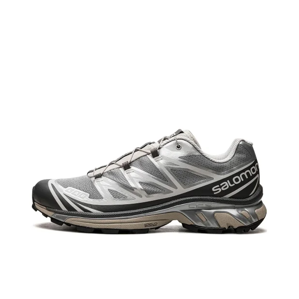Salomon XT-6 Silver Trail Running Sneakers