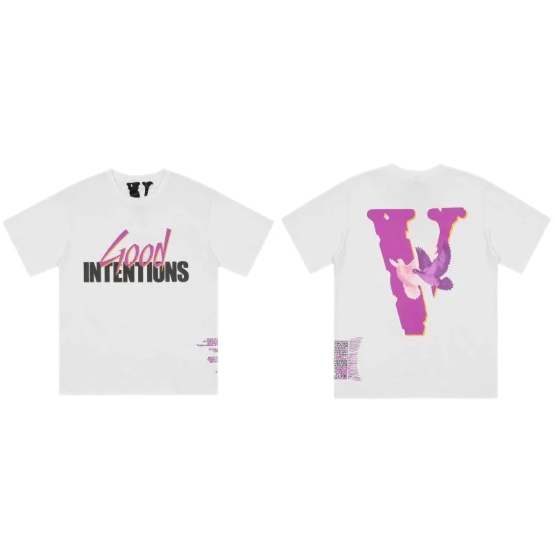 Other White 'Good Intentions' Graphic T-Shirt White - 1