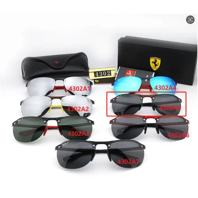 Ray-Ban Ray-Ban Aviator Red Sunglasses Red - 1