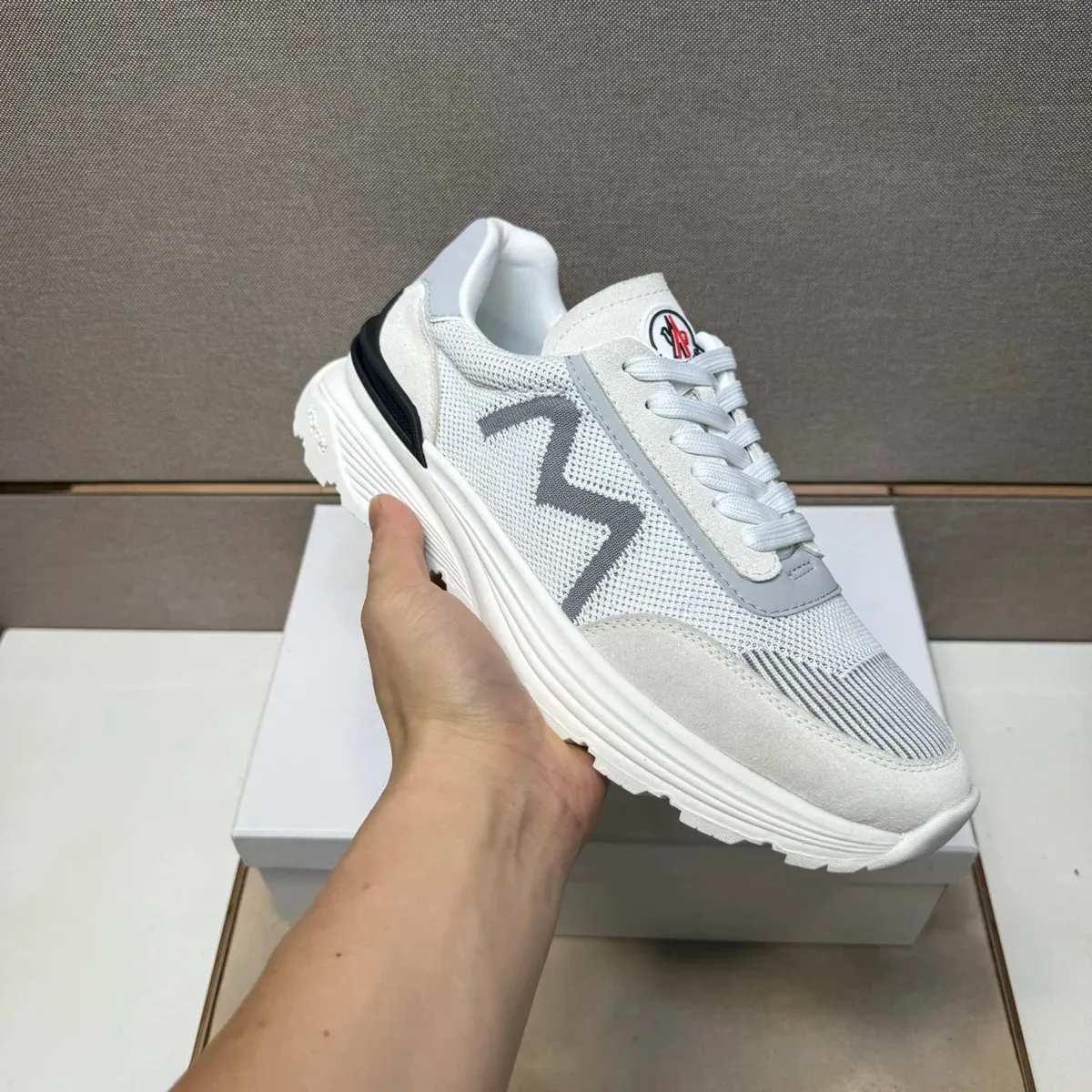 Moncler Moncler Maya White/Grey Sneakers White