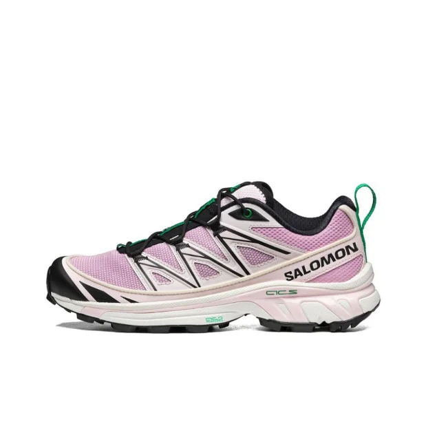 Salomon CS White Pink Purple Trail Running Sneaker