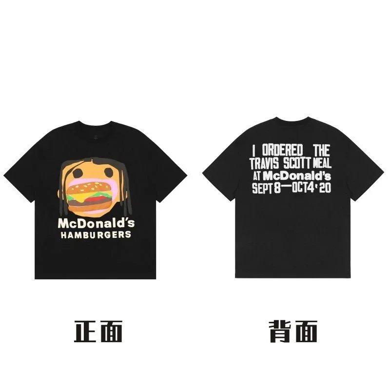Travis Scott Travis Scott x Cactus Jack Black Graphic T-Shirt Black