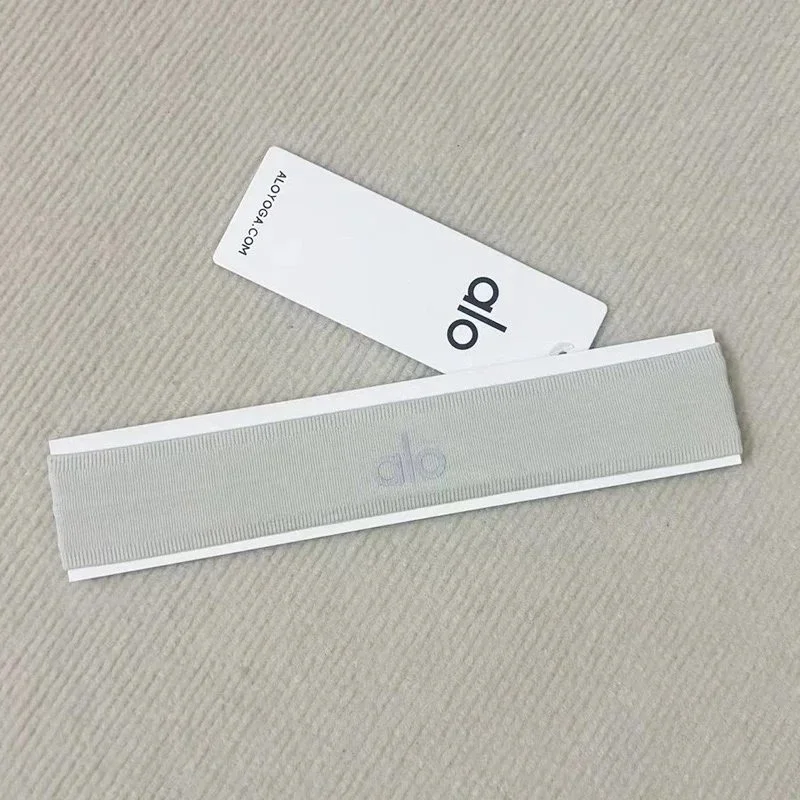 Alo Yoga Alo Yoga Light Grey Headband Grey - 1