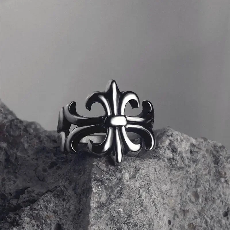 Chrome Hearts Chrome Hearts CH Cross Ring Silver Jewelry Silver - 1