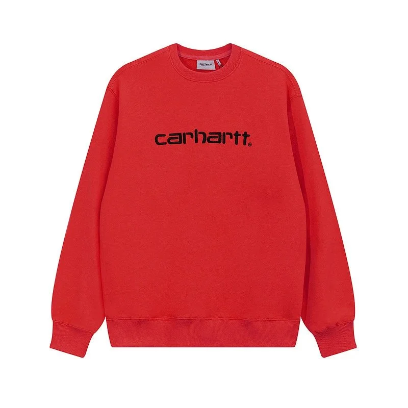 Carhartt Carhartt Red Logo Crewneck Sweatshirt Red - 1
