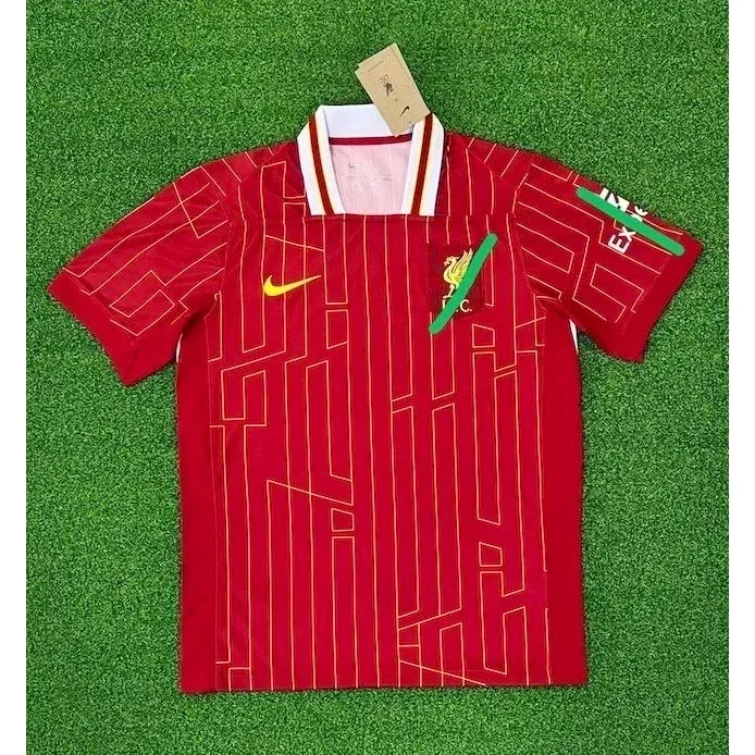 Nike Nike Premier League Red/Gold Geometric T-Shirt Red