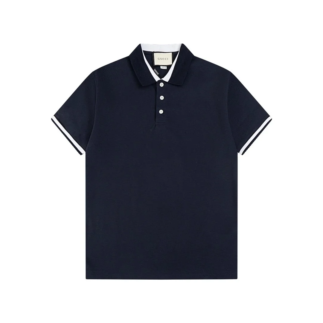 Gucci Gucci Tennis Club Navy/White Polo Shirt Navy